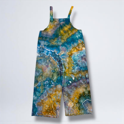 Loose Geode Design Women's Linen Overall Bibs Size XL