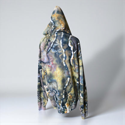 Geode Design on a French Terry Pullover Hoodie Size Large