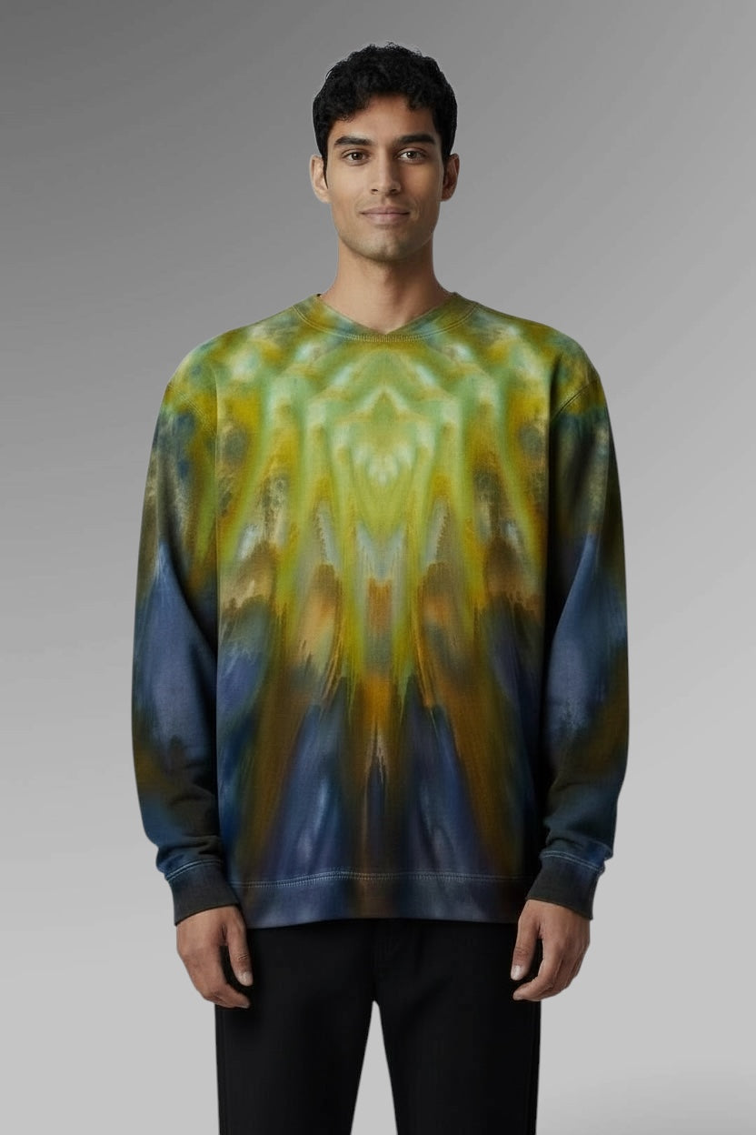 "Chorus of Angels" Design on a Unisex Jersey Tshirt Style Hoodie Size M