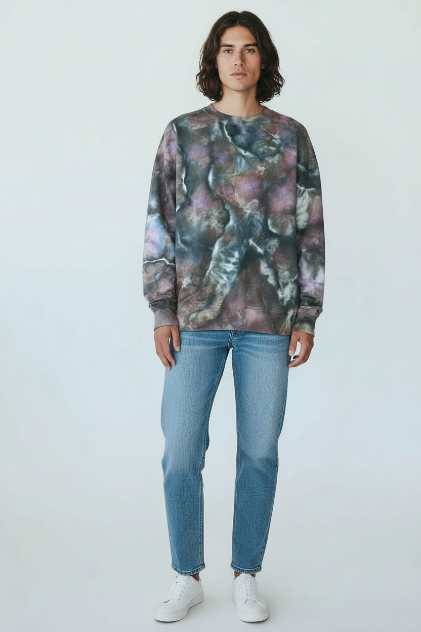 Geode Design Unisex Crewneck Sweatshirt Size Medium